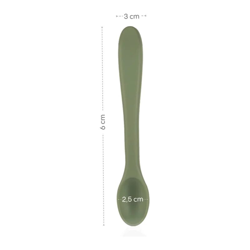 Zopa Silicone Spoon лъжичка 6 m+ Mustard Yellow 1 бр.