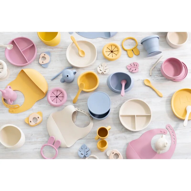 Zopa Silicone Tableware Set комплект за хранене Sand Beige 1 бр.