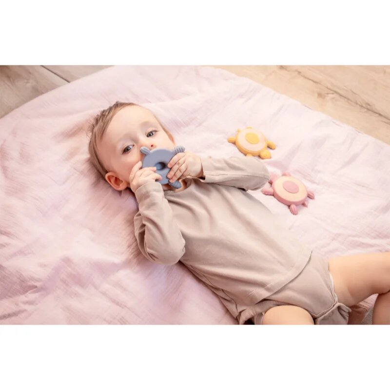 Zopa Silicone Wooden Teether Turtle гризалка 0 m+ Forest Green 1 бр.