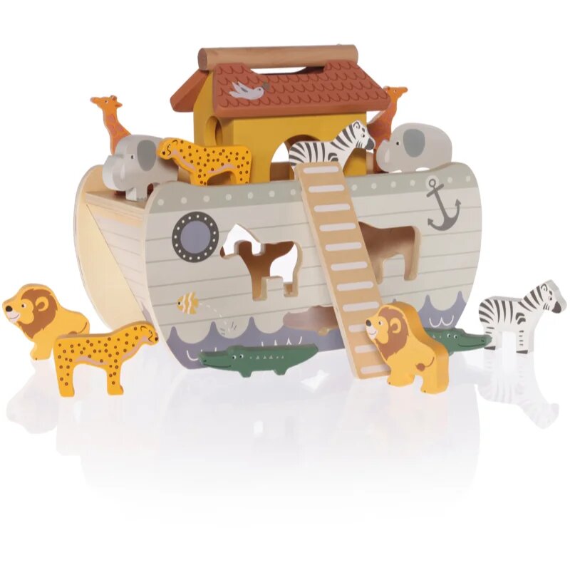 Zopa Wooden Ark играчка за подреждане от дърво 1 бр.