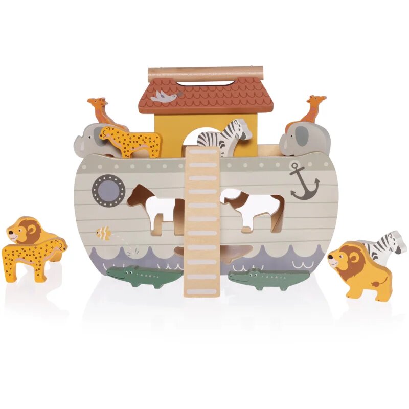 Zopa Wooden Ark играчка за подреждане от дърво 1 бр.