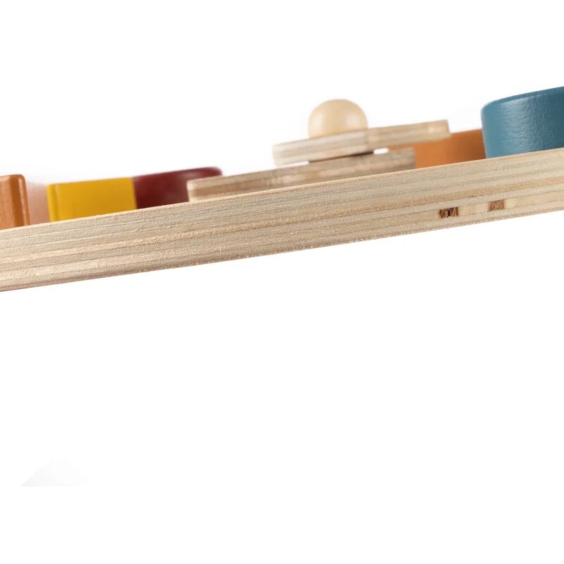 Zopa Wooden Clock играчка за подреждане от дърво 1 бр.