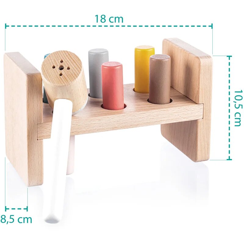 Zopa Wooden Nailer игра с чукче от дърво 1 бр.
