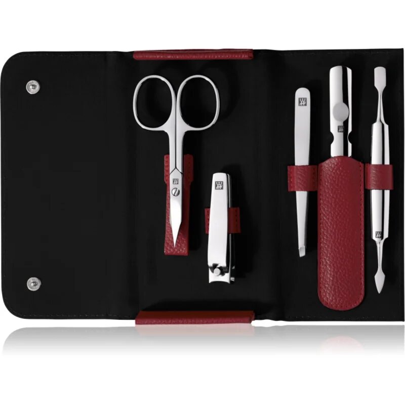 Zwilling Classic Inox комплект за маникюр + кожен калъф