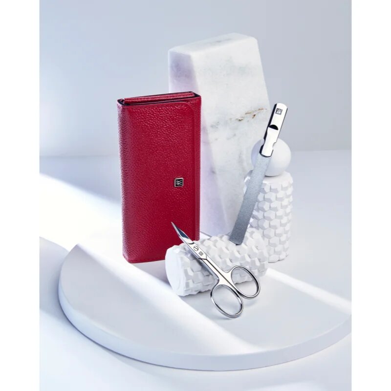 Zwilling Classic Inox комплект за маникюр + кожен калъф